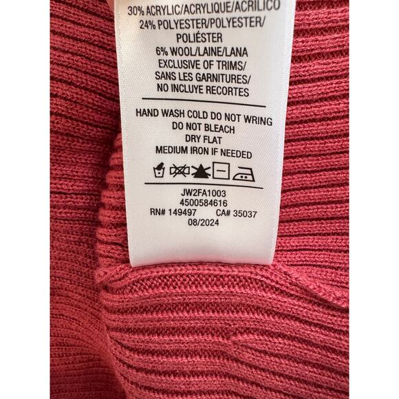 New JOE’S Women's Slate Rose Puff Sleeve Ribbed Top Size XS - Picture 8 of 8